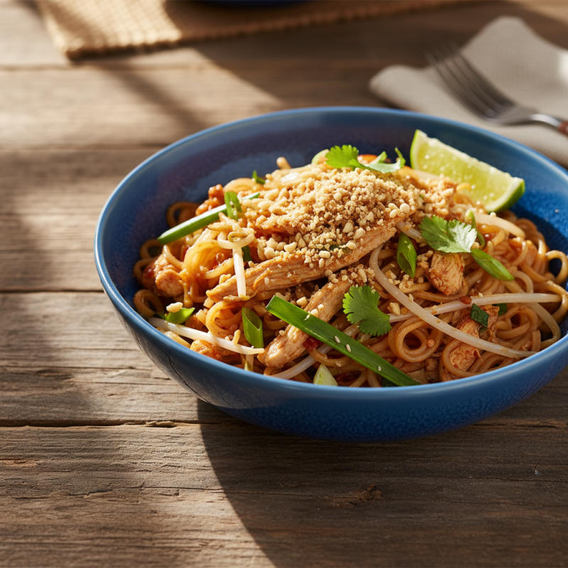 Pad Thai z kurczakiem