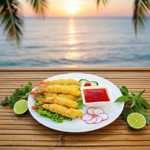 Krewetki w cieście  6 szt