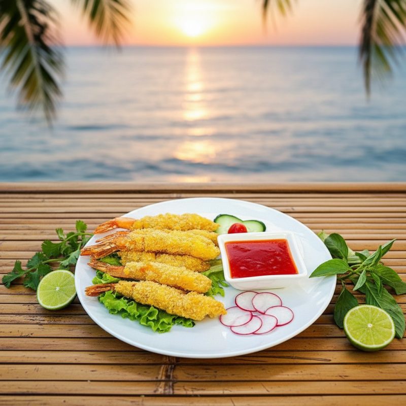 Krewetki w cieście  6 szt