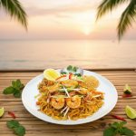 Pad thai z  krewetkami
